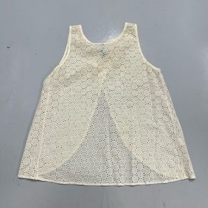 Eyelet Tank Top